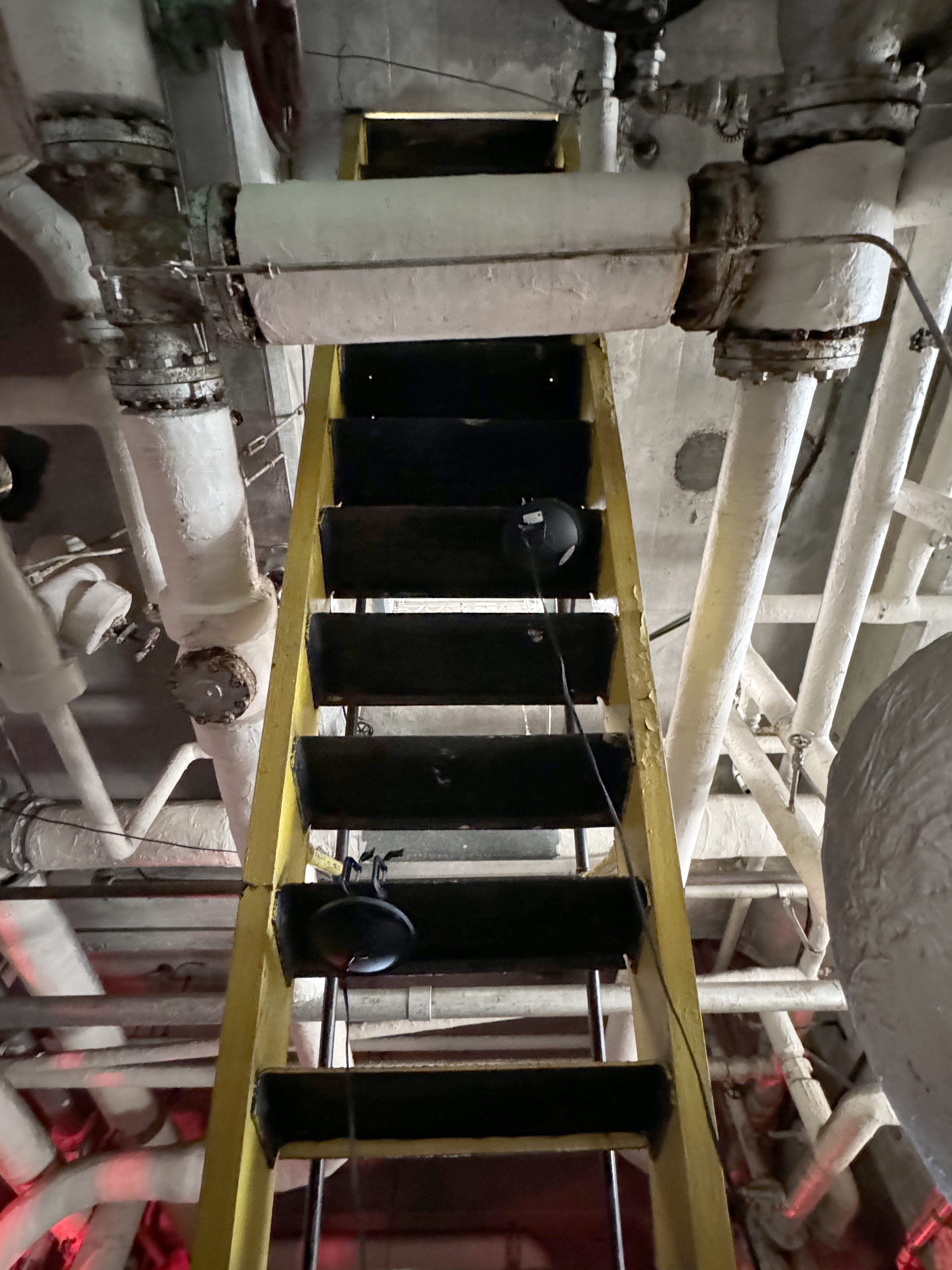 Nicolas loading in one of the sound cannons used in the installation