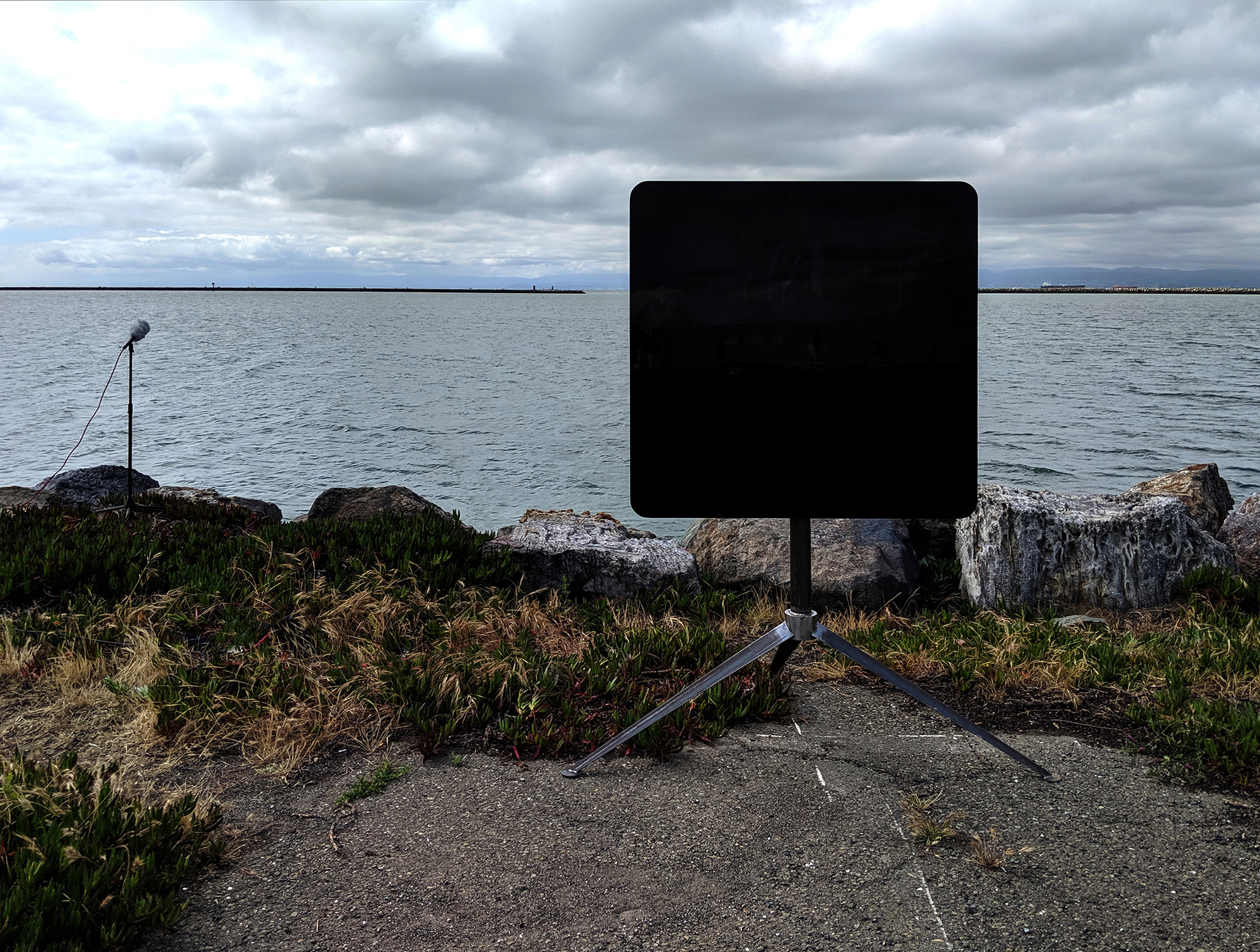 The SEAP panel installed at Seaplane Lagoon in Alameda, CA